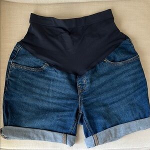 Women's Denim Maternity Shorts